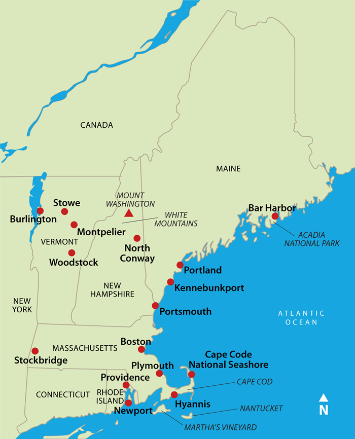 New England Map